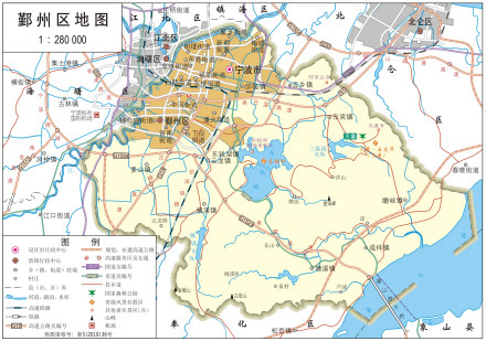 鄞州区地图 鄞州区地图