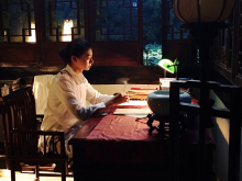 霍尊在《花落梦深处》中饰演上束歉