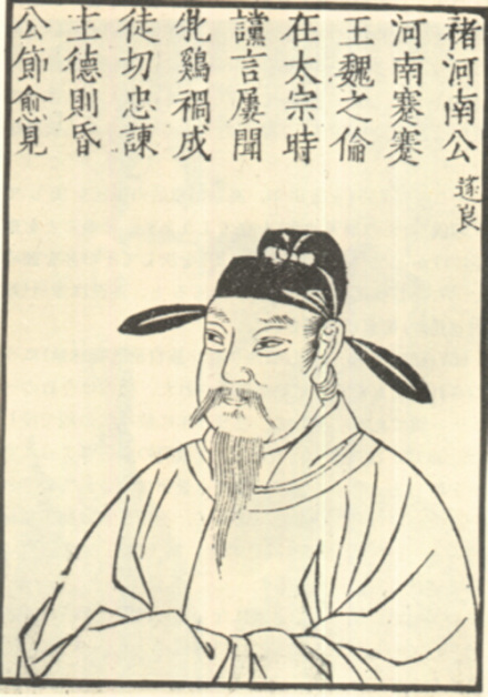 褚遂良像 褚遂良像