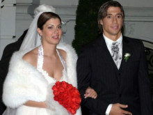 克雷斯波与妻子 克雷斯波与妻子