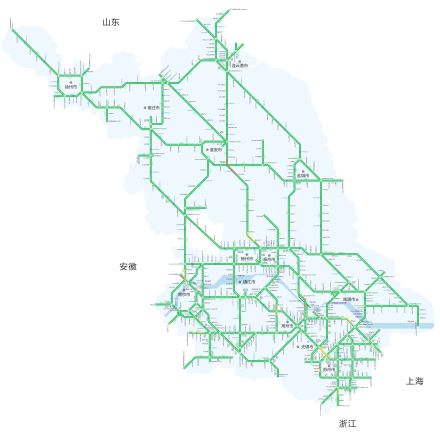 江苏高速公路网简图 江苏高速公路网简图