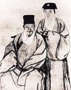 夏允彝、夏完淳父子像 夏允彝、夏完淳父子像