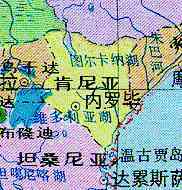 肯尼亚地图 肯尼亚地图