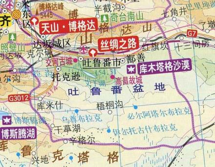 酷热的吐鲁番盆地 酷热的吐鲁番盆地