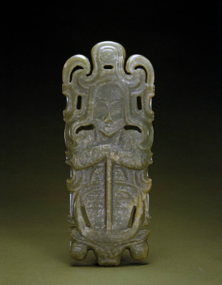 红山文化玉人兽神像 红山文化玉人兽神像