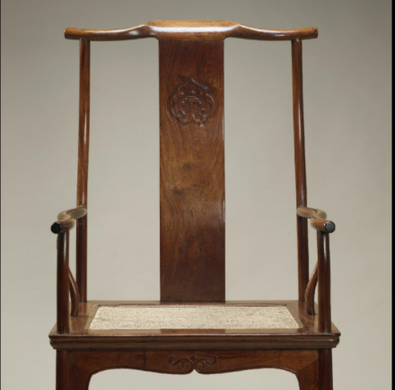 黄花梨四出头官帽椅