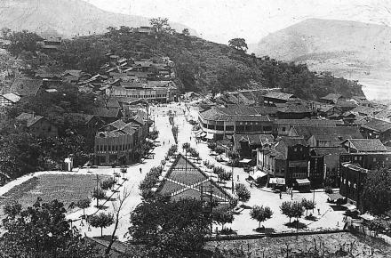 20世纪40年代的北碚城区 20世纪40年代的北碚城区