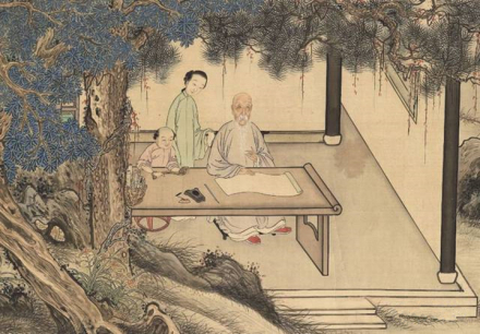 袁枚晚年画像 袁枚晚年画像