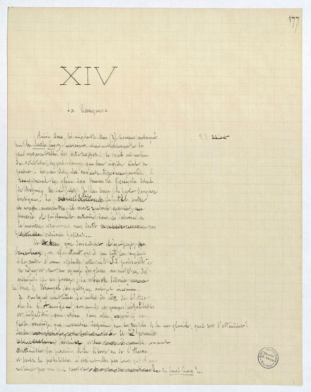 《圣—埃诺克号历险记》手稿(第177页)
《圣—埃诺克号历险记》手稿(第177页)