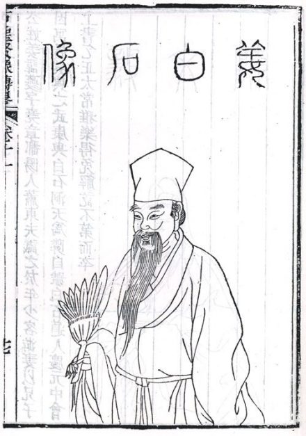 姜夔半身像 姜夔半身像