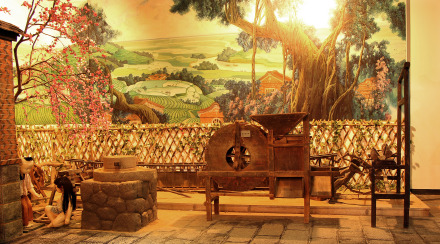 清代闽南、台湾农耕时使用的风谷车与龙骨水车 清代闽南、台湾农耕时使用的风谷车与龙骨水车