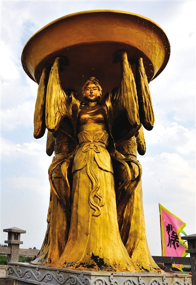 大汉三墩的仙人承露台 大汉三墩的仙人承露台