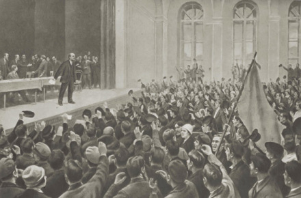 《在彼得堡帕宁娜伯爵夫人民众文化馆群众大会上发表演说》
《在彼得堡帕宁娜伯爵夫人民众文化馆群众大会上发表演说》