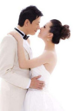 戴军与黄小蕾的婚纱写真