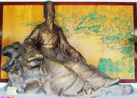 范成大塑像 范成大塑像