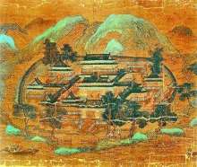 美国西雅图藏《辋川图》摹本 美国西雅图藏《辋川图》摹本