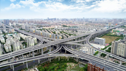 盐城市区高架潘黄枢纽 盐城市区高架潘黄枢纽