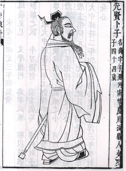 卜商立像
卜商立像