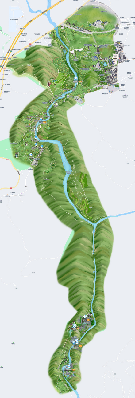 主景区地图 主景区地图