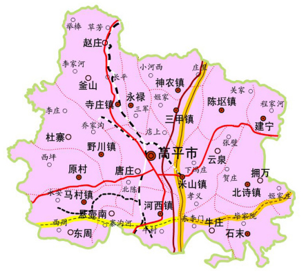 高平市政区图 高平市政区图