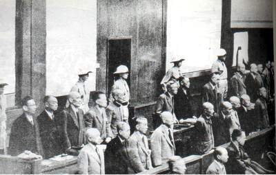 远东国际军事法庭受审的25名日军甲级战犯 远东国际军事法庭受审的25名日军甲级战犯