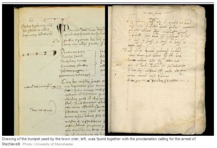 马基雅维利的逮捕证(1512年) 马基雅维利的逮捕证(1512年)