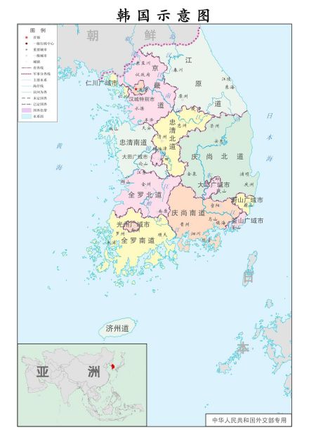 韩国行政区划 韩国行政区划