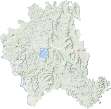 游仙区地形图 游仙区地形图