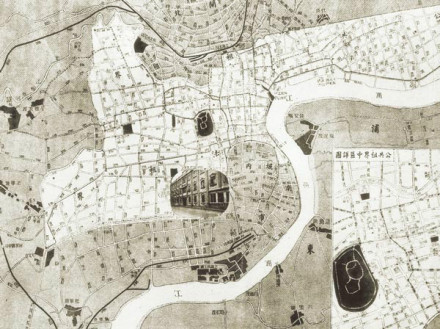 上海美专1930年代的校址地图 上海美专1930年代的校址地图