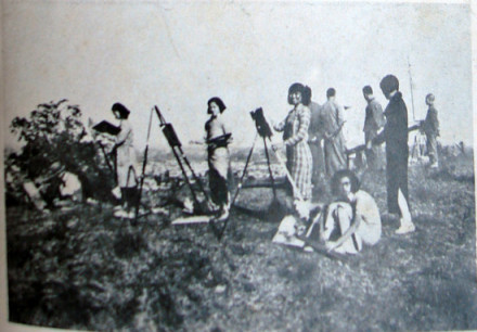 上海美专杭州旅行写生队 上海美专杭州旅行写生队