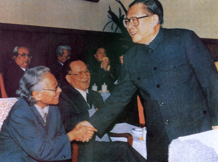 江泽民走访民进中央 江泽民走访民进中央