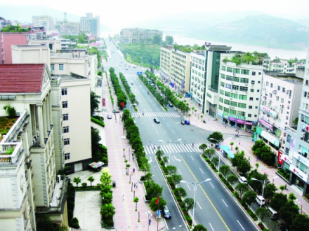 丰都县城区一角 丰都县城区一角