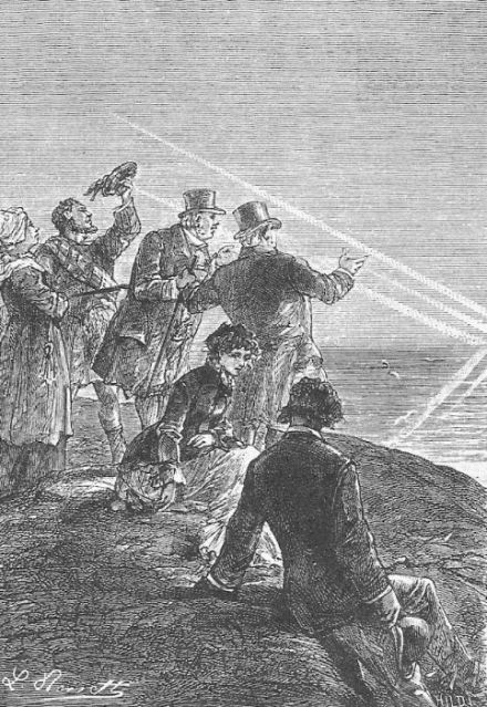 小说插图:他们对视着,错过了绿光。
小说插图:他们对视着,错过了绿光。