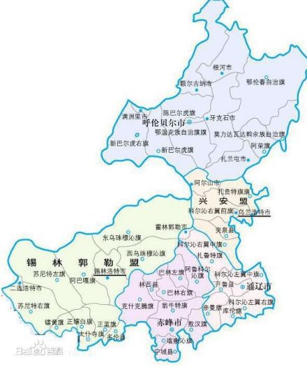 蒙东地区 蒙东地区