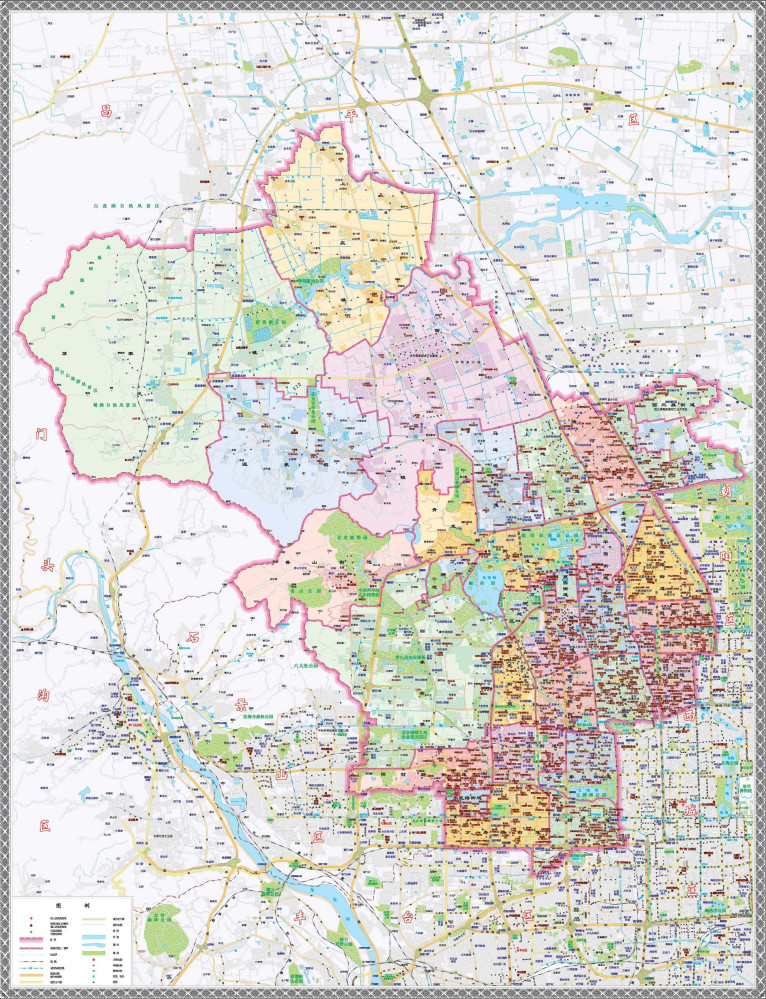 海淀区社区分布图 海淀区社区分布图
