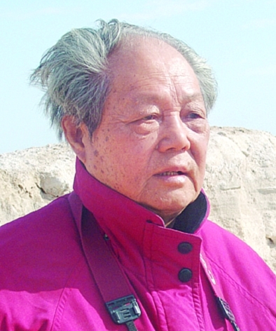 冯先生在采风 冯先生在采风