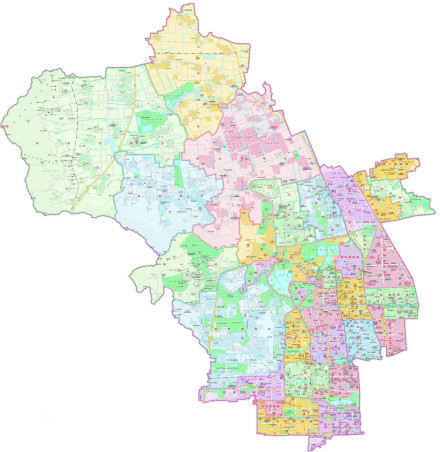 海淀区行政区划图 海淀区行政区划图