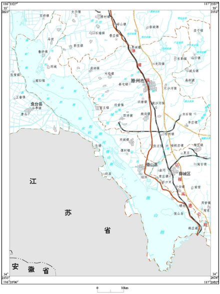 微山县水文图 微山县水文图