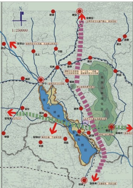 微山岛导游图 微山岛导游图