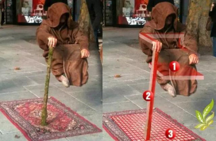 所谓的悬浮术只是魔术 所谓的悬浮术只是魔术