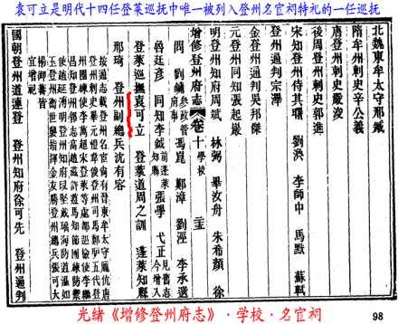 袁可立是明代十四任登莱巡抚中唯一被列入登州名宦祠的一任巡抚 袁可立是明代十四任登莱巡抚中唯一被列入登州名宦祠的一任巡抚