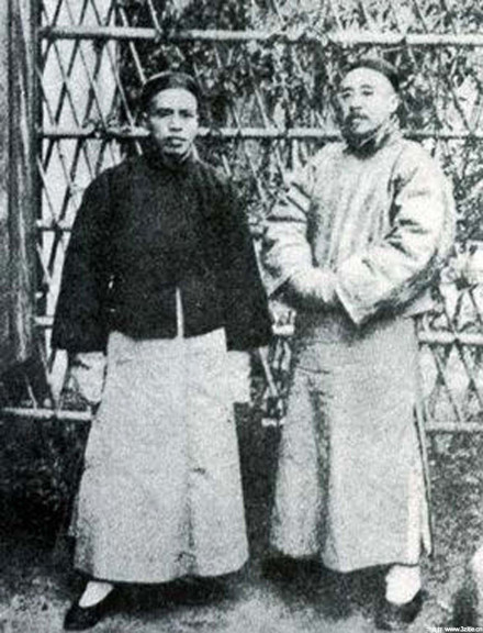 王国维和罗振玉合影
王国维和罗振玉合影