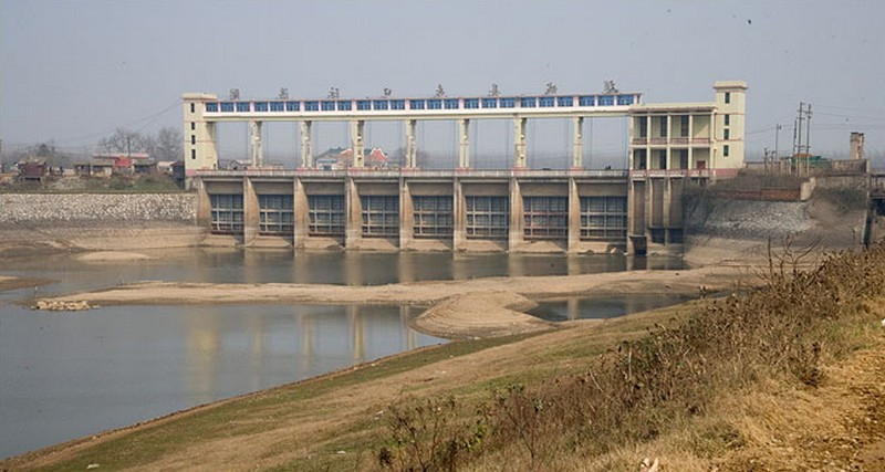 湘江望城县乔口防洪闸