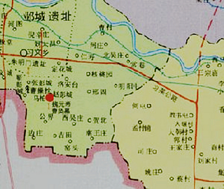 邺南城与邺北城均在临漳县 邺南城与邺北城均在临漳县