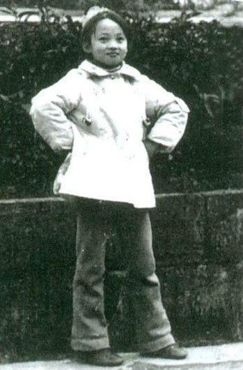 蒋勤勤童年照 蒋勤勤童年照