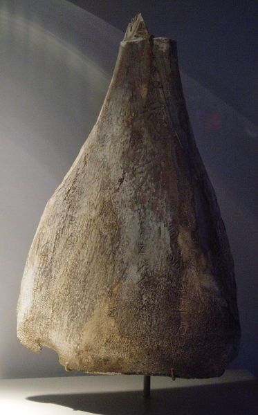 刻在肩胛骨上的甲骨文 刻在肩胛骨上的甲骨文