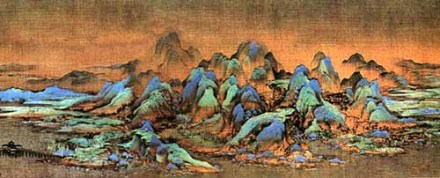 北宋 王希孟《千里江山图》
北宋 王希孟《千里江山图》