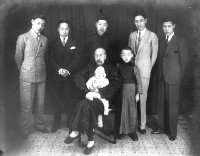 吴湖帆绘《冒广生小像》 吴湖帆绘《冒广生小像》