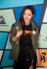 张靓颖亮相2017 Spotify派对