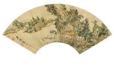古代文人画扇面 古代文人画扇面